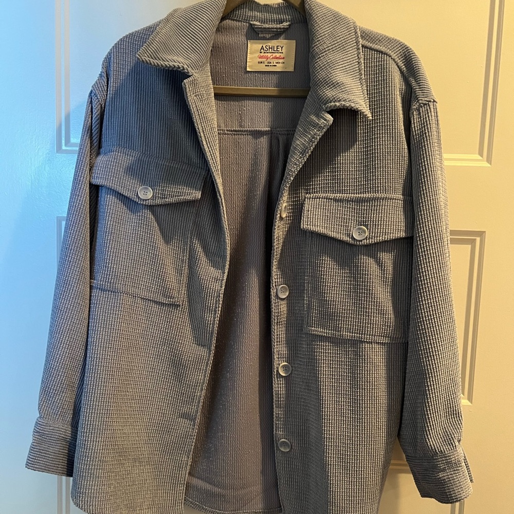 Ashley By 26 International Textured Light Blue Jacket